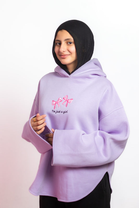 I'm just a girl (lavender)