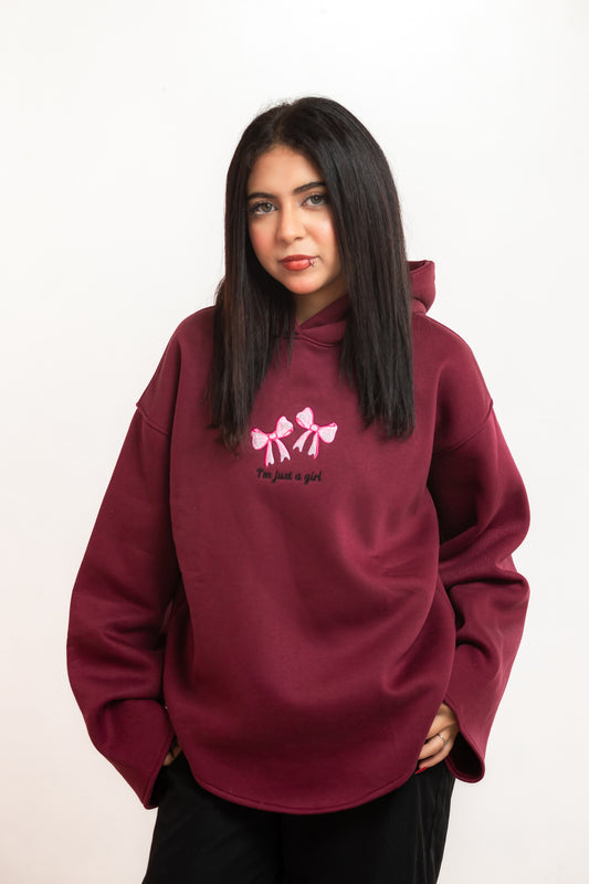 I'm just a girl (Burgundy)